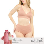 Wacoal Smart Size, non-wired bra, with foam padding for beautiful breasts, model WB5X14, orange (PO)