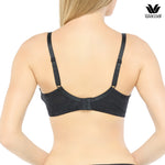 SOFT FLEX is better than a soft bra without underwire, 10 mm thin foam, model WB5X59, black (BL)