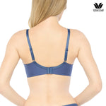 SOFT FLEX is better than a soft bra without underwire, 10 mm thin foam, model WB5X60, blue (NB)