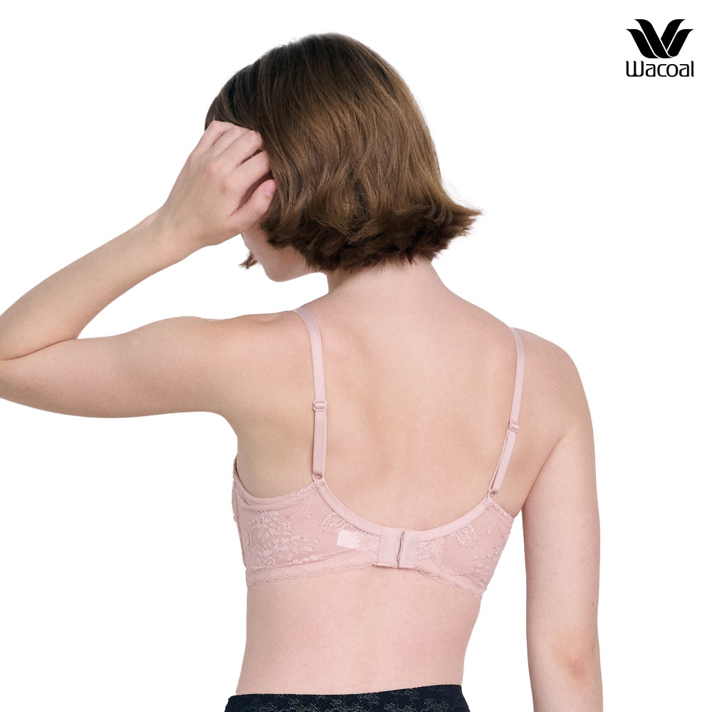 WacoalxPhannapast บราไร้โครงใส่สบาย ฟองน้ำนุ่ม รุ่น WB5X65 สีเนื้ออมส้ม (OR)