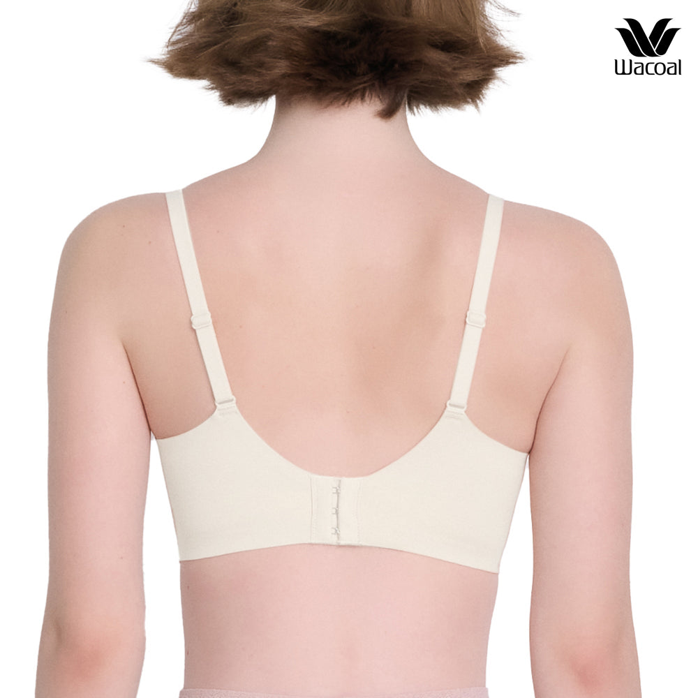 Wacoal Smart Size บราไร้โครง สอดPADบาง 7 มิล รุ่น WB5Y04 สีครีม (CR)