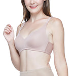 Wacoal Curve Diva Firming bra for large cup girls, model WB7525, beige color (BE)
