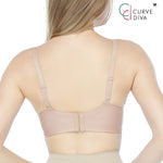 Wacoal Curve Diva, firming bra for large cup sizes, model WB7525, orange (BN)