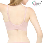 Wacoal Curve Diva, non-wired bra, firming, plus size women, model WQ1539, black (BL)