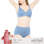 Wacoal Curve Diva, underwire bra, firming for large cup sizes, model WB7988, blue (BU)