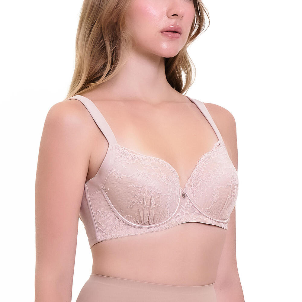 Wacoal Curve Diva บรามีโครงเก็บกระชับ สาวคัพใหญ่ รุ่น WB7995/WQ1866 สีเบจ (BE)