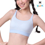 Wacoal Teen underwear for teenagers, non-wired bra, model WBT119, blue (SX)