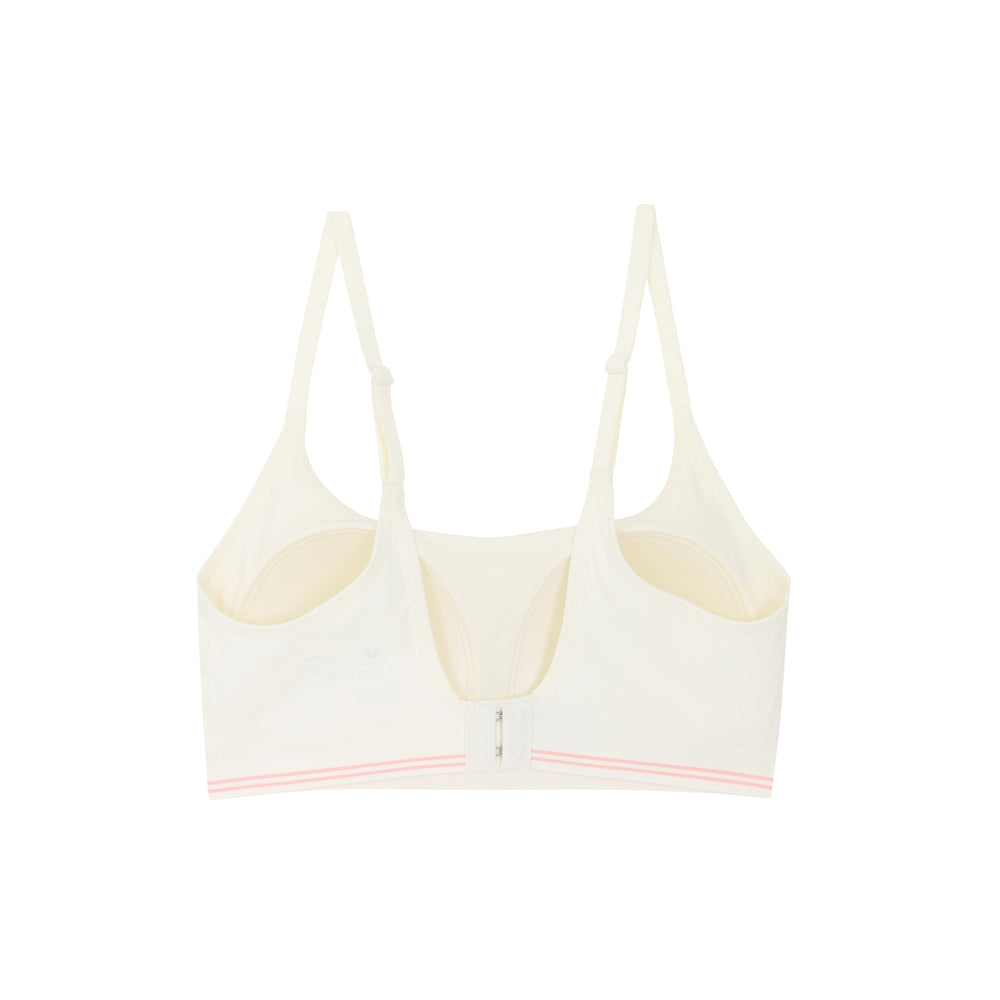 Wacoal Teen ชุดชั้นในสำหรับวัยใส บราไร้โครง รุ่น WBT129 เข้าคู่ กางเกงในสำหรับวัยใส รุ่น MUT128 สีครีม (CR)