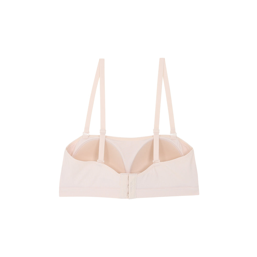 Wacoal Teen ชุดชั้นในสำหรับวัยใส บราเกาะอกไร้โครง รุ่น WBT135 สีเบจ (BE)