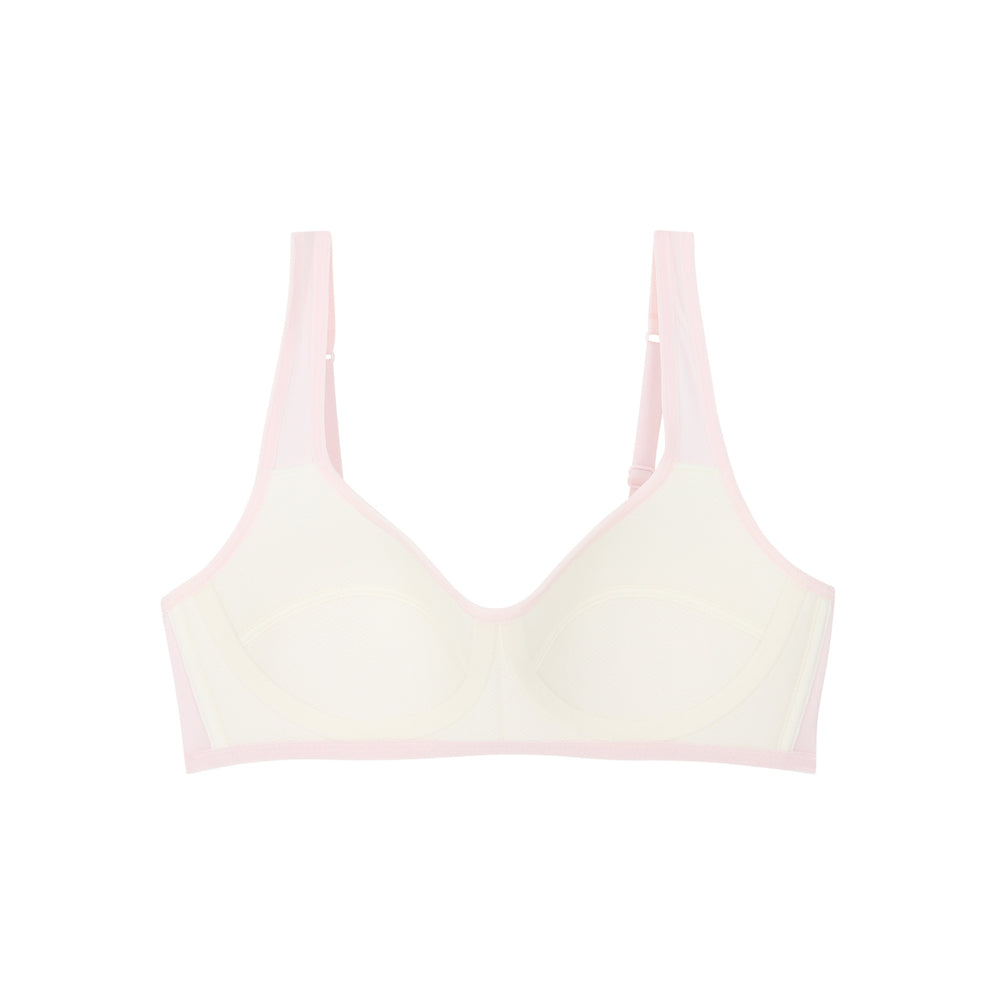 Wacoal Teen ชุดชั้นในสำหรับวัยใส บราไร้โครง รุ่น WBT140 สีครีม (CR)