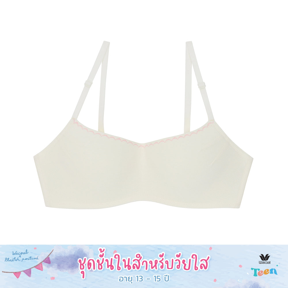 Wacoal Teen ชุดชั้นในสำหรับวัยใส บราไร้โครง รุ่น WBT307 สีครีม (CR)