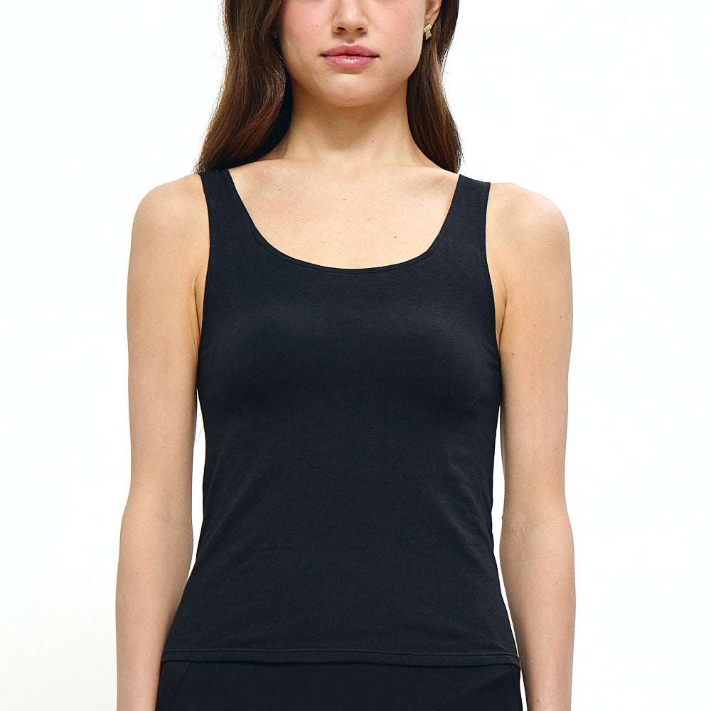 Wacoal เสื้อกล้ามมีบรา Bra Top รุ่น WH4A03 สีดำ (BL) รับฟรี กางเกงใน รุ่น WU1C34 (คละสี)