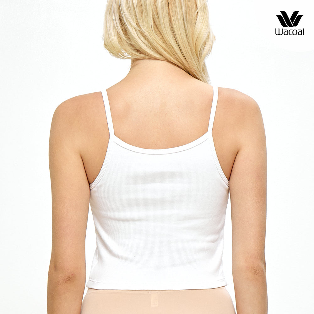 Wacoal สายเดี่ยวมีบรา Bra Top รุ่น WH4A04 สีขาว (WH)