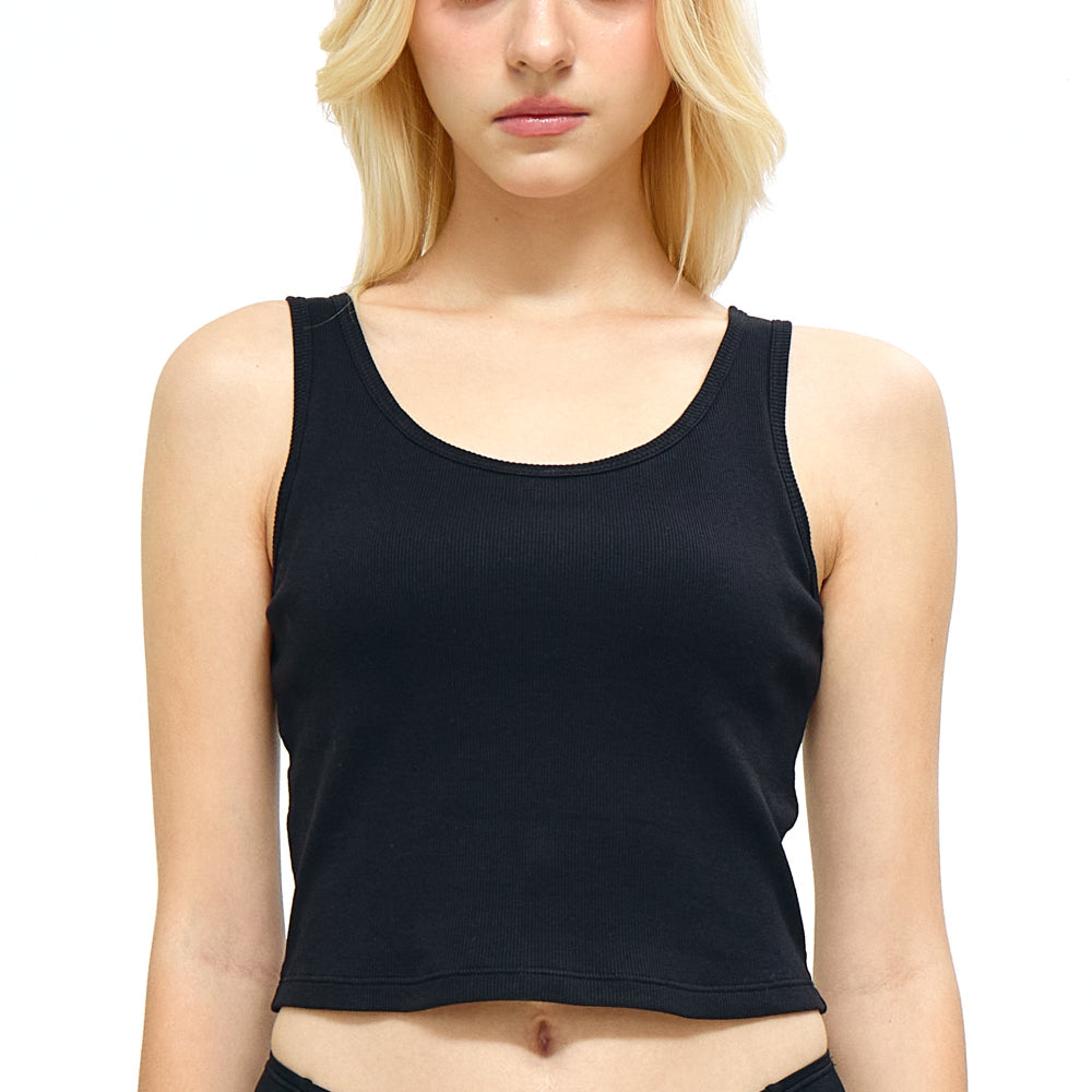 Wacoal เสื้อกล้ามมีบรา Bra Top รุ่น WH4A05 สีดำ (BL) รับฟรี กางเกงใน รุ่น WU1C34 (คละสี)