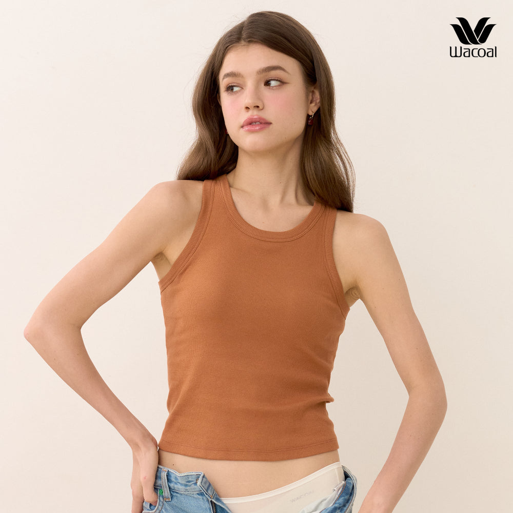 Wacoal เสื้อกล้ามมีบรา Bra Top รุ่น WH4A06 สีน้ำตาล (BR)