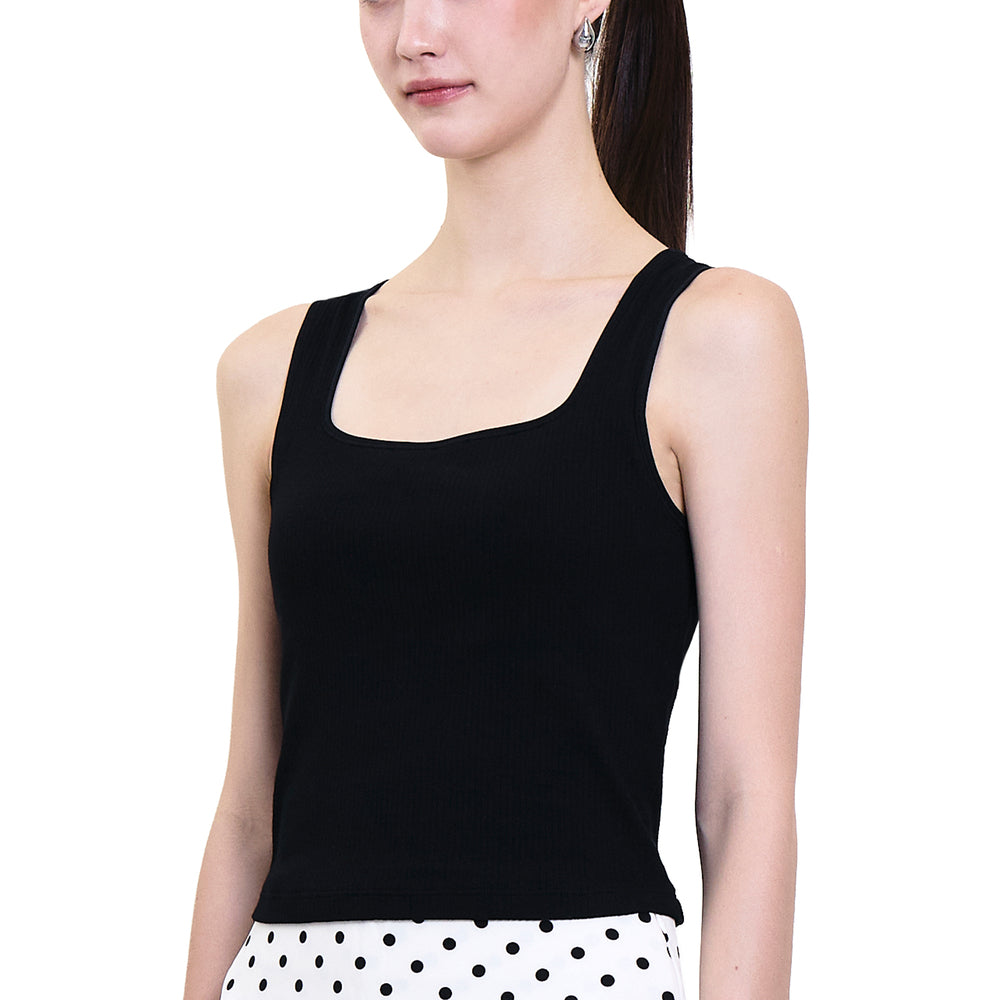 Wacoal Bratop เสื้อกล้ามมีบรา รุ่น WH4A13 สีดำ (BL)