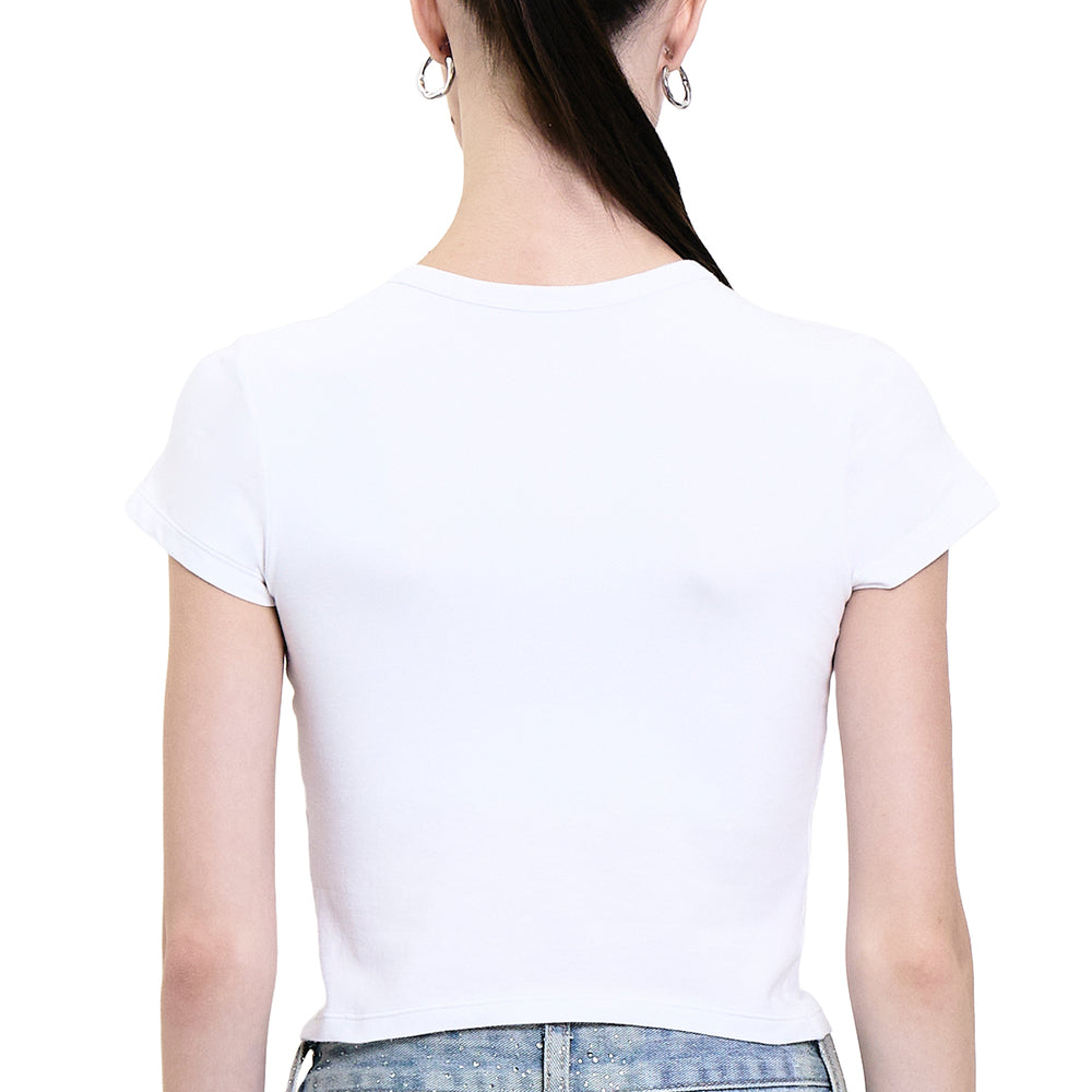 Wacoal Bratop เสื้อยืดแขนสั้นมีบรา รุ่น WH4A15 สีขาว (WH)