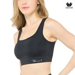 Wacoal Bra Tops บราสวมหัวรูปแบบเสื้อกล้ามคอเหลี่ยม รุ่น WH4C15 สีดำ (BL)