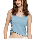 Wacoal Any Thai Any Where Collection Camisole วาโก้ เสื้อกล้าม มีบราในตัว รุ่น WH4N21 สีน้ำเงินเข้ม (NB)