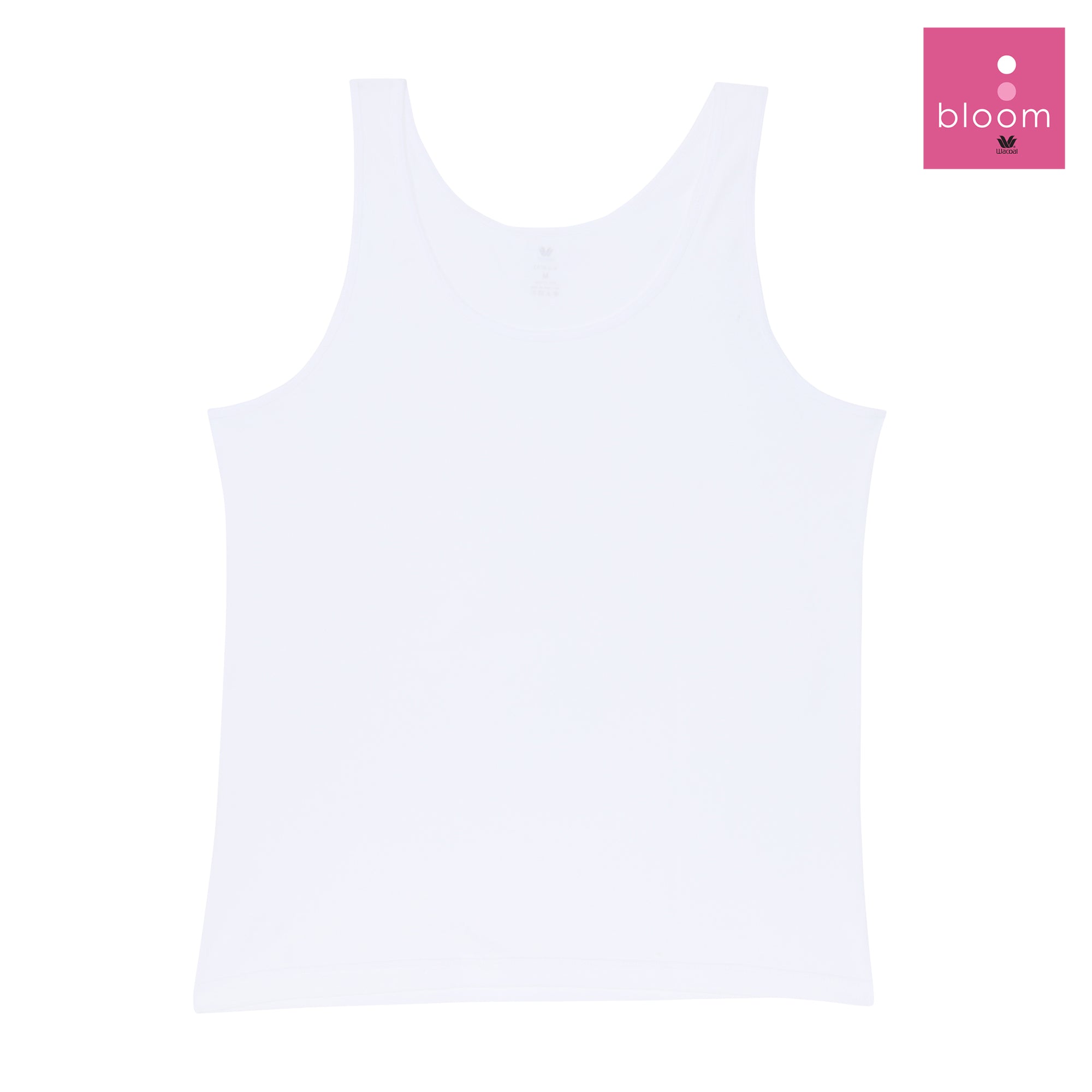 Wacoal Bloom Step 1 ชุดชั้นในสำหรับเด็ก เสื้อทับตัวยาวแบบเรียบ รุ่น WH6C02 สีขาว สีขาว (WH)