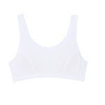 Wacoal Bloom Step 2 children's underwear Half tank top, sporty design, model WH6K18, white (WH)