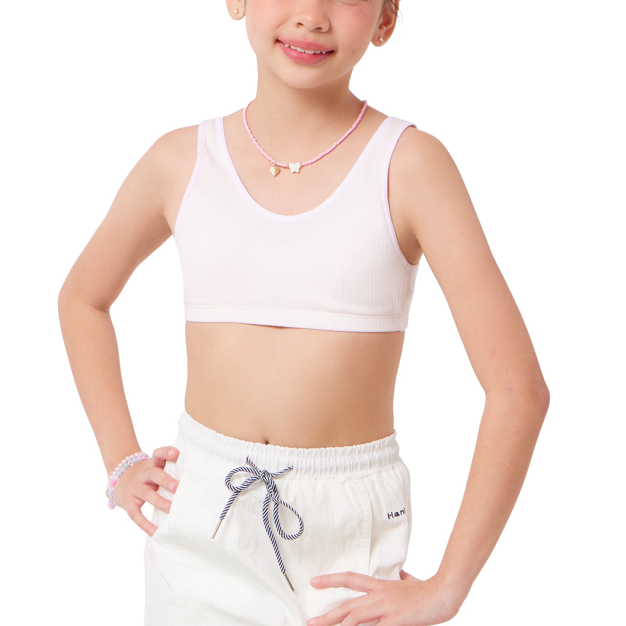 Wacoal Bloom Step 2 ชุดชั้นในสำหรับเด็ก เสื้อในเด็ก รุ่น WH6L33 สีชมพู (PI)