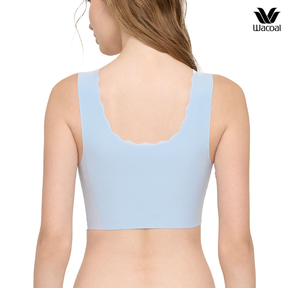 Wacoal Cool Innovation บราไร้โครง รูปแบบสวมหัว รุ่น WH9E15 สีฟ้า (SX)