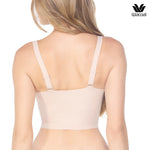 Wacoal Camisole bra, pullover bra, pointed neck style, straight back, model WH9E24, beige (BE)