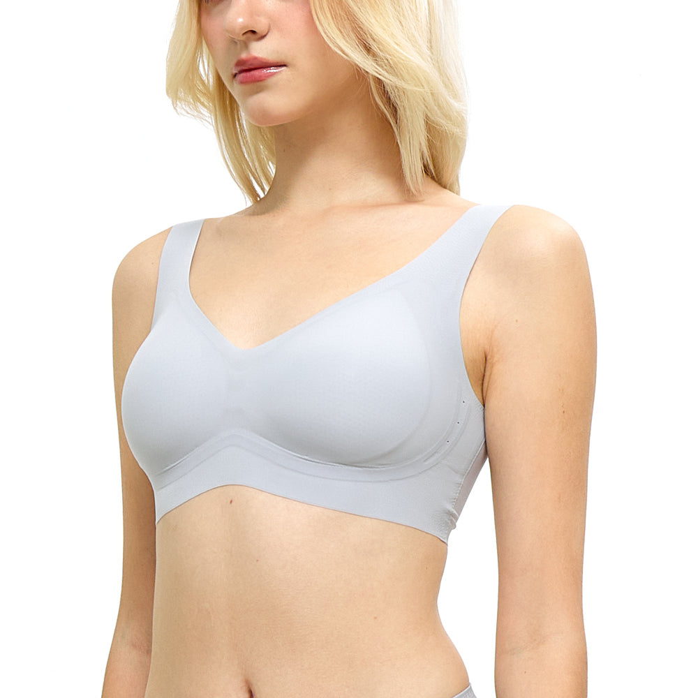 Wacoal Lingerie บราสวมหัว รุ่น WH9E27 สีเทาอมฟ้า (GF)