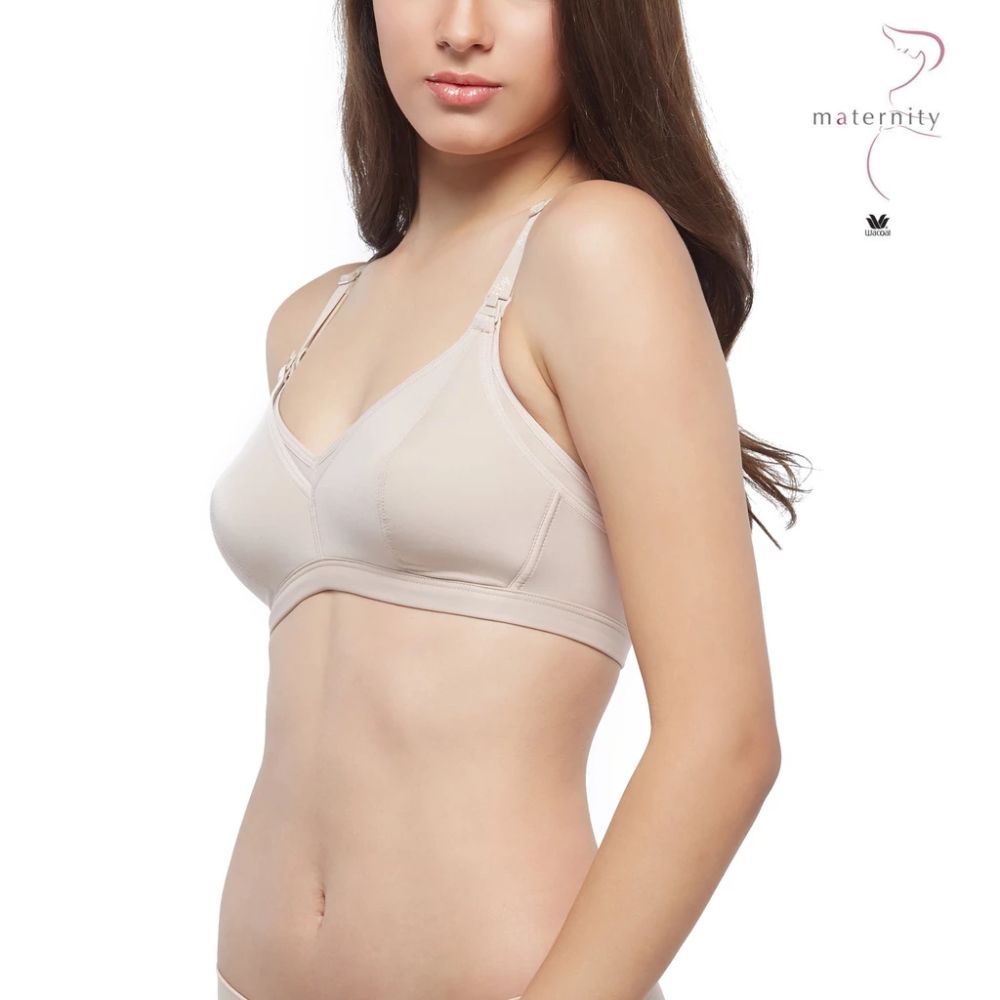 Wacoal Maternity Bra บราหลังคลอด เปิดให้นมบุตร รุ่น WM1088 สีโอวัลติน (OT)