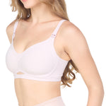 Wacoal Maternity Bra, bra for postpartum mothers without wire, model WM1087, beige color (BE)