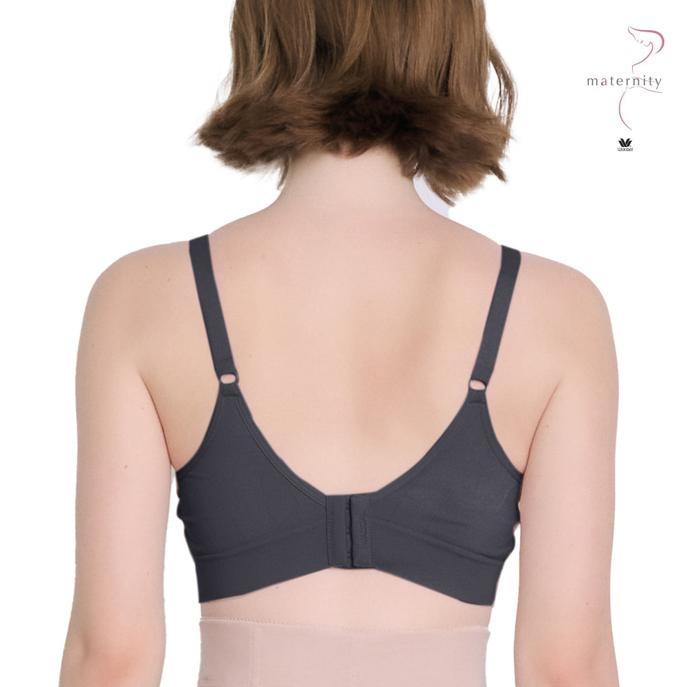 Wacoal Maternity Mommi Bra บราสำหรับให้นมบุตร รุ่น WM1Y04 สีเทา (DG)