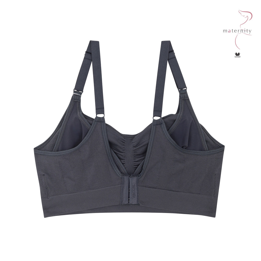 Wacoal Maternity Mommi Bra บราสำหรับให้นมบุตร รุ่น WM1Y04 สีเทา (DG)