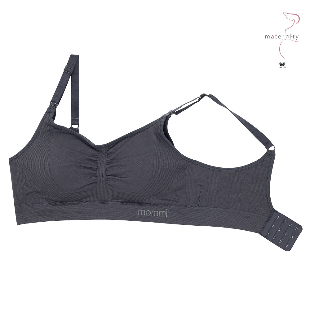 Wacoal Maternity Mommi Bra บราสำหรับให้นมบุตร รุ่น WM1Y04 สีเทา (DG)