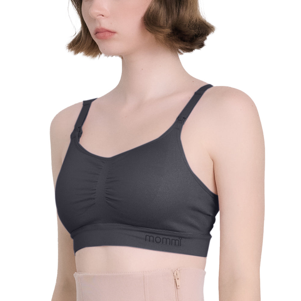 Wacoal Maternity Mommi Bra บราสำหรับให้นมบุตร รุ่น WM1Y04 สีเทา (DG)