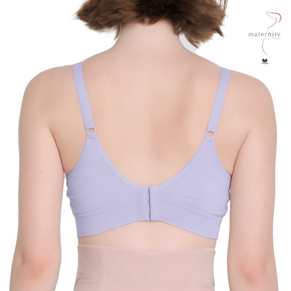 Wacoal Maternity Mommi Bra บราสำหรับให้นมบุตร รุ่น WM1Y04 สีม่วง (LV)