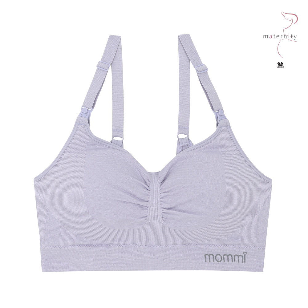 Wacoal Maternity Mommi Bra บราสำหรับให้นมบุตร รุ่น WM1Y04 สีม่วง (LV)