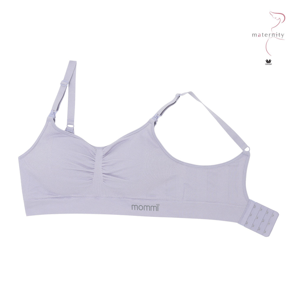 Wacoal Maternity Mommi Bra บราสำหรับให้นมบุตร รุ่น WM1Y04 สีม่วง (LV)
