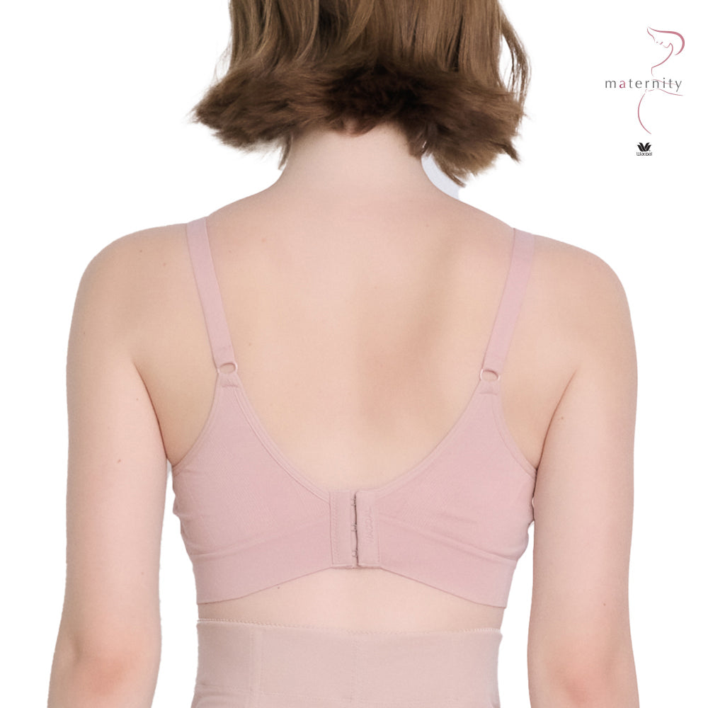 Wacoal Maternity Mommi Bra บราสำหรับให้นมบุตร รุ่น WM1Y04 สีชมพู (WR)