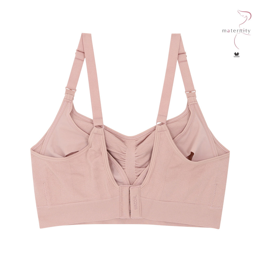 Wacoal Maternity Mommi Bra บราสำหรับให้นมบุตร รุ่น WM1Y04 สีชมพู (WR)