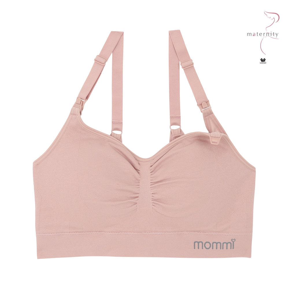Wacoal Maternity Mommi Bra บราสำหรับให้นมบุตร รุ่น WM1Y04 สีชมพู (WR)
