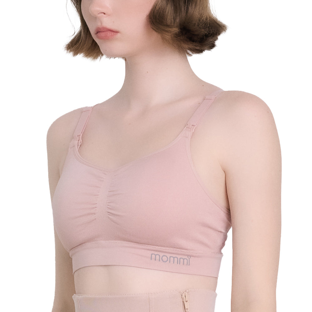 Wacoal Maternity Mommi Bra บราสำหรับให้นมบุตร รุ่น WM1Y04 สีชมพู (WR)