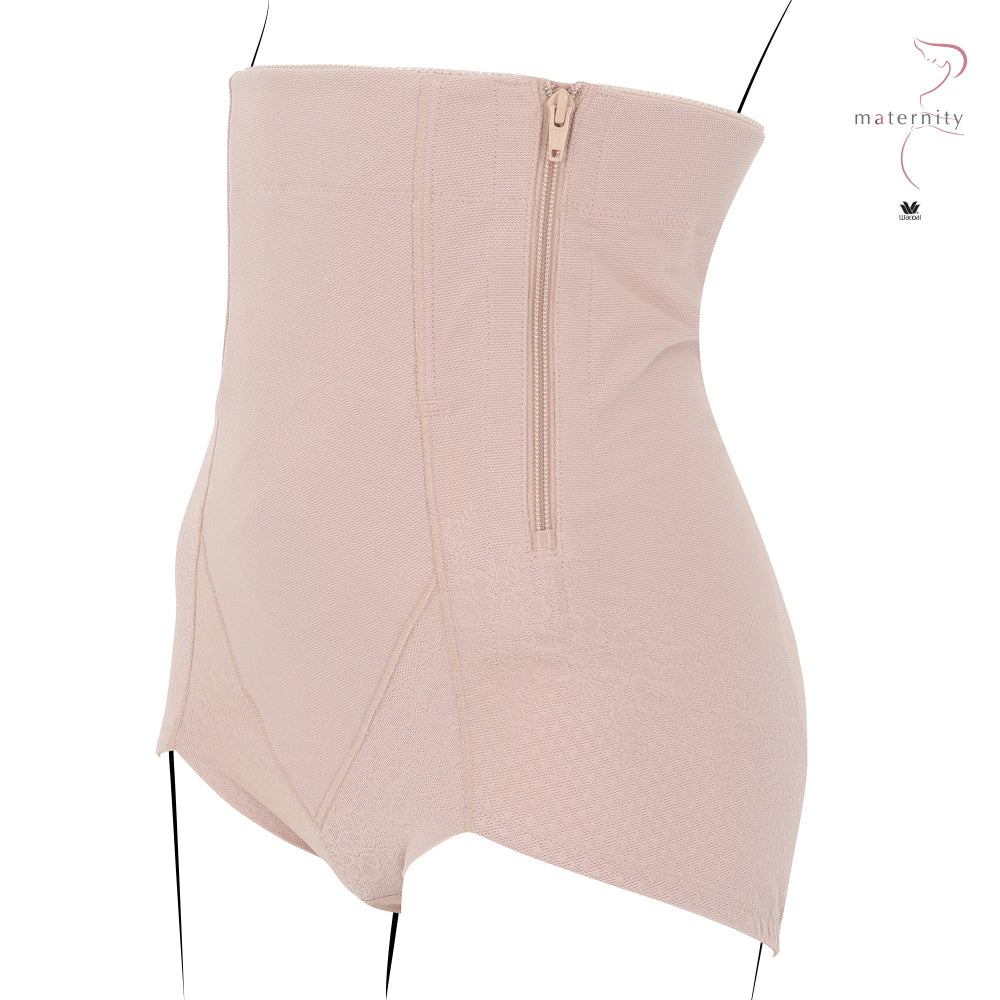 Wacoal Maternity Stay สเตย์สำหรับคุณแม่หลังคลอด รูปแบบขาสั้นเอวสูง รุ่น WM2060 สีเบจ (BE)