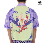 Wacoal Sleep Wear Summer Breeze Collection Hawaiian Shirt Model WN3D15 Green (GR)