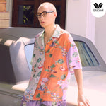 Wacoal Sleep Wear Summer Breeze Collection เสื้อเชิ้ตฮาวาย รุ่น WN3D16 สีม่วง (VI)