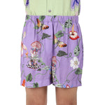 Wacoal Sleep Wear Summer Breeze Collection shorts, model WN5D05, purple (VI)