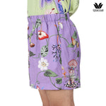 Wacoal Sleep Wear Summer Breeze Collection shorts, model WN5D05, purple (VI)