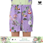 Wacoal Sleep Wear Summer Breeze Collection shorts, model WN5D05, purple (VI)