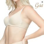 Wacoal Gold wireless health bra Soft and comfortable fabric, model WO1544 (matching WO3116), flesh color (NN)