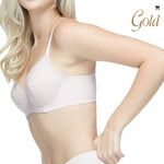 Wacoal Gold, a healthy bra with soft underwire support No sponge added, model WO1725 (paired with WO3116), wild rose pink (WR)